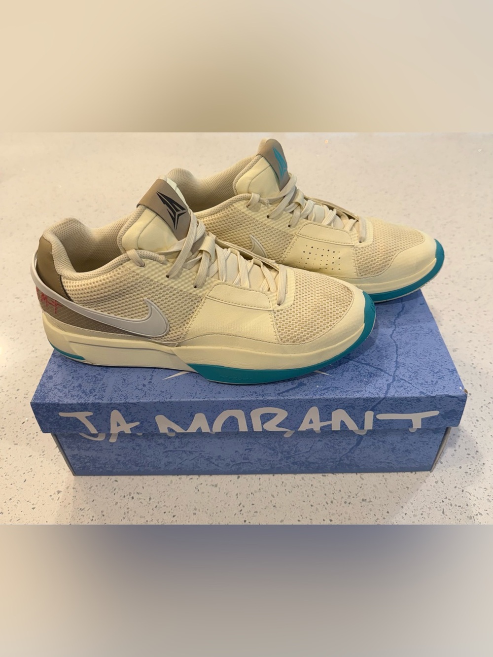 Nike Ja 1 “Coconut Milk”, size 12